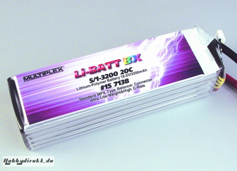 Li-BATT SH BX 5/1-3200 Multiplex 157138