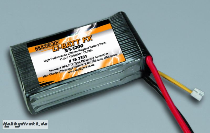 Li-BATT FX 3/1-1200 (M6) Multiplex 157331