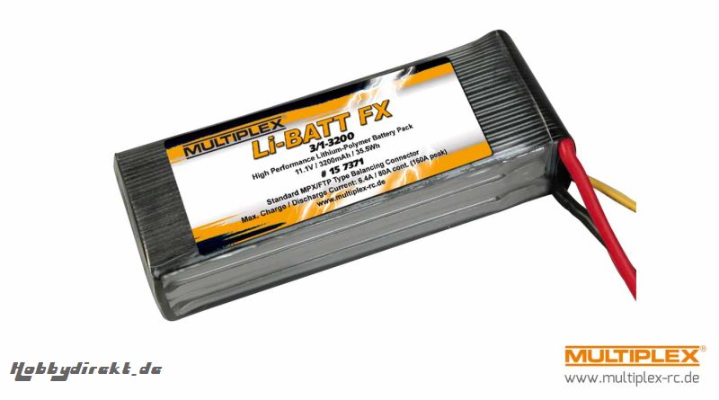 Li-BATT FX 3/1-3200 (M6) Multiplex 157371