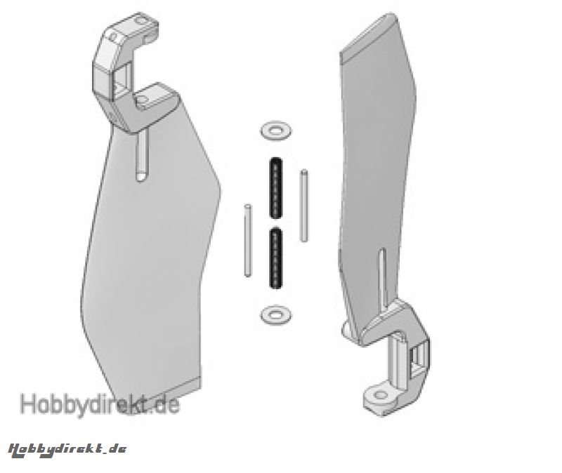 Heckrotorblätter (1Paar) FunCopter Multiplex 223001