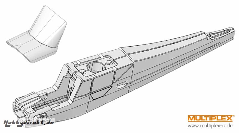 RR Rumpf mit Haube FunCub Multiplex 224122