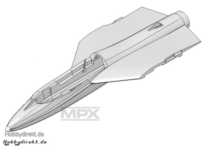 Rumpf mit Deckel FunJet Multiplex 224182