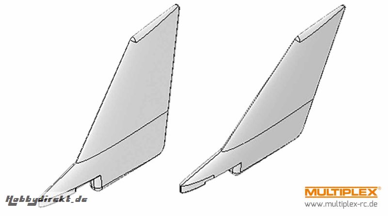 Leitwerke links und rechts FunJet ULTRA Multiplex 224237