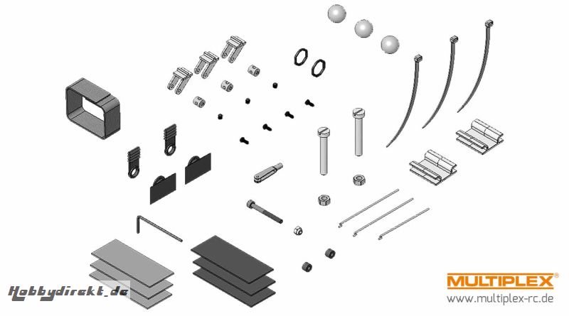 Kleinteilesatz SOLIUS Multiplex 224254