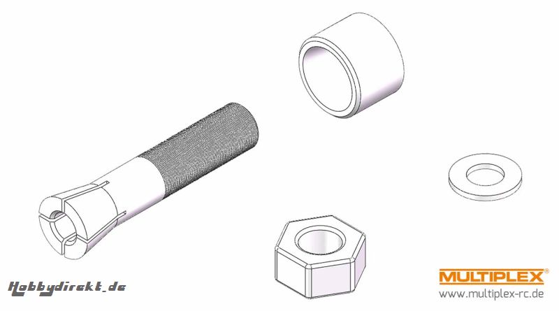 Luftschraubenmitnehmer Ø 5mm/ Multiplex 224311