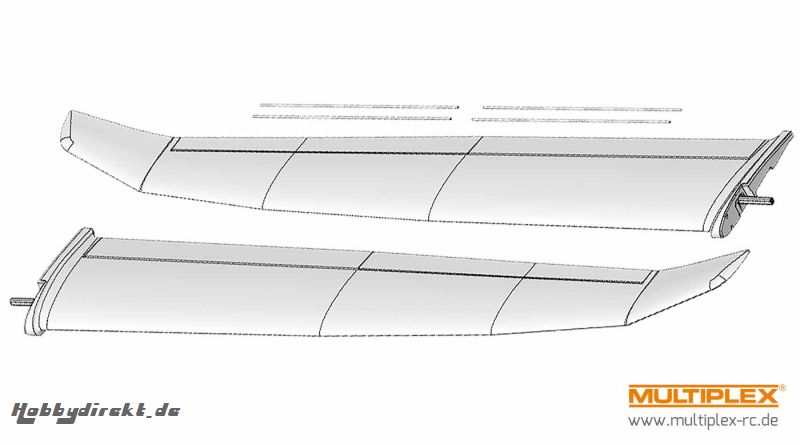 Tragflächen Heron Multiplex 224396