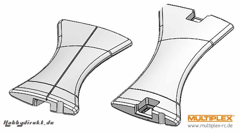 Tragflächenstreben (Ersatz) R Multiplex 224406