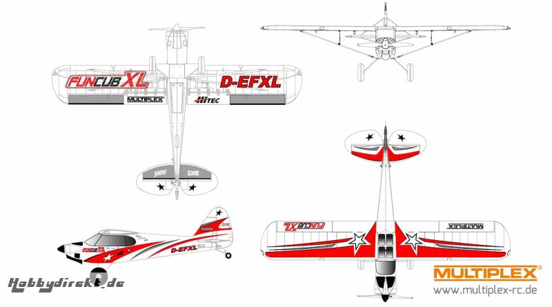 Dekorbogen FunCub XL Multiplex 224446