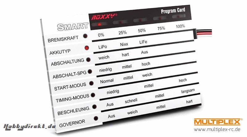 6 Smart Program Card Deutsch Multiplex 318576