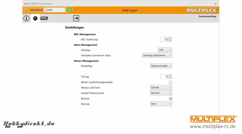 6 Smart Conrtol 100A MSB Multiplex 318580