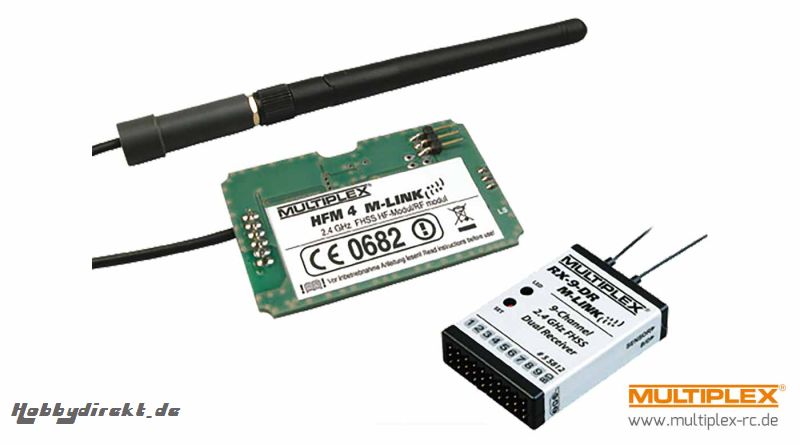 Combo HFM4 M-LINK mit RX-9-DRM-LINK Multiplex 45651