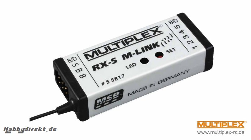 Empfänger RX-5 M-LINK 2,4 GH z Multiplex 55817