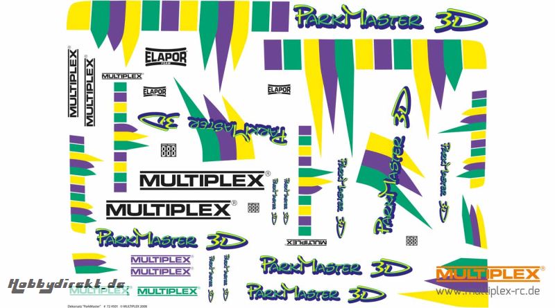 Dekorbogen ParkMaster 3D Multiplex 724501