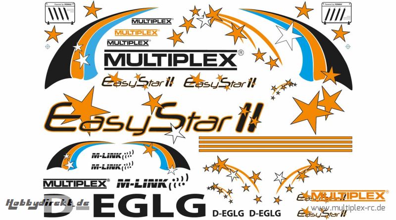 Dekorbogen EasyStar II Multiplex 724607