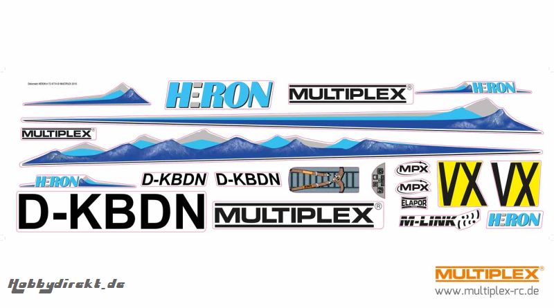 Dekorbogen Heron Multiplex 724774