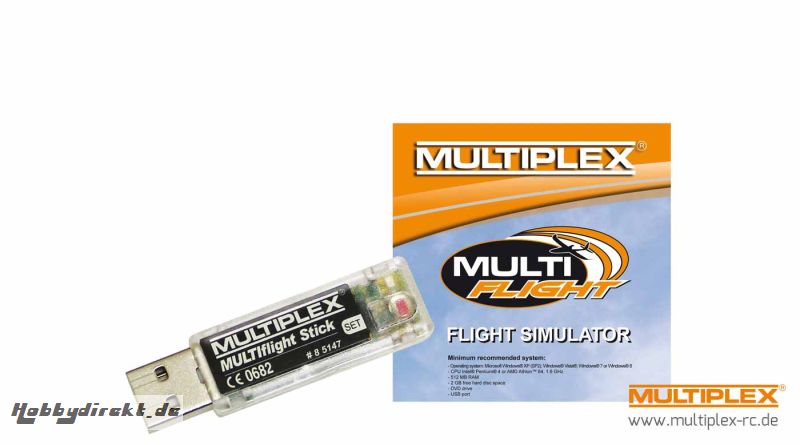 MULTIflight Stick mit MULTIflight CD Multiplex 85147