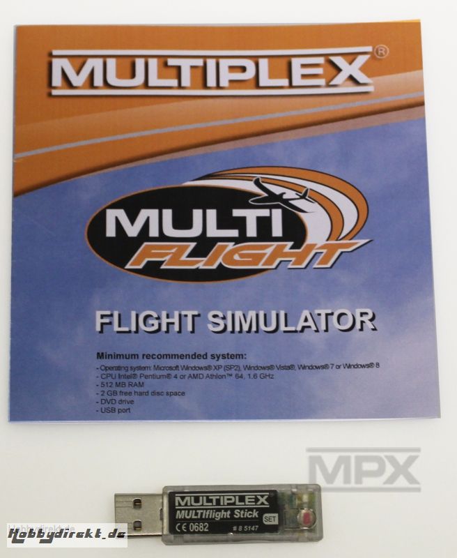 MULTIflight Stick mit MULTIflight CD Multiplex 85147