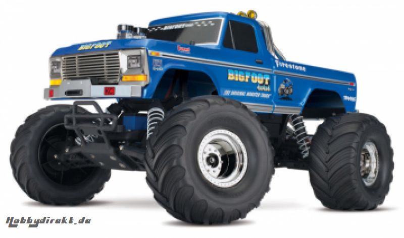 BIGFOOT No.1 Classic 1/10 RTR Blue w. Batt/Charger * Disc Traxxas 36034-1 R5 - BIGFOOT