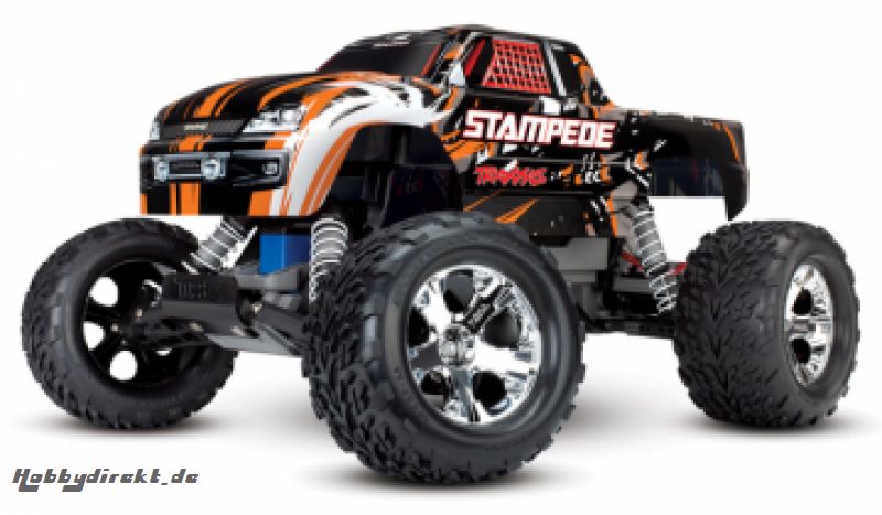 Stampede 2WD 1/10 RTR TQ Orange with Battery & Charger Traxxas 36054-1OR