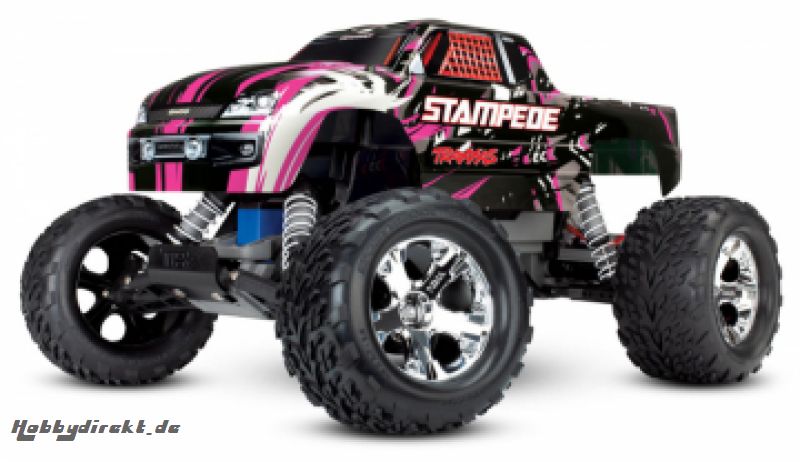 Stampede 2WD 1/10 RTR TQ Pink-X w. Batt/Charger Traxxas 36054-1PINKX