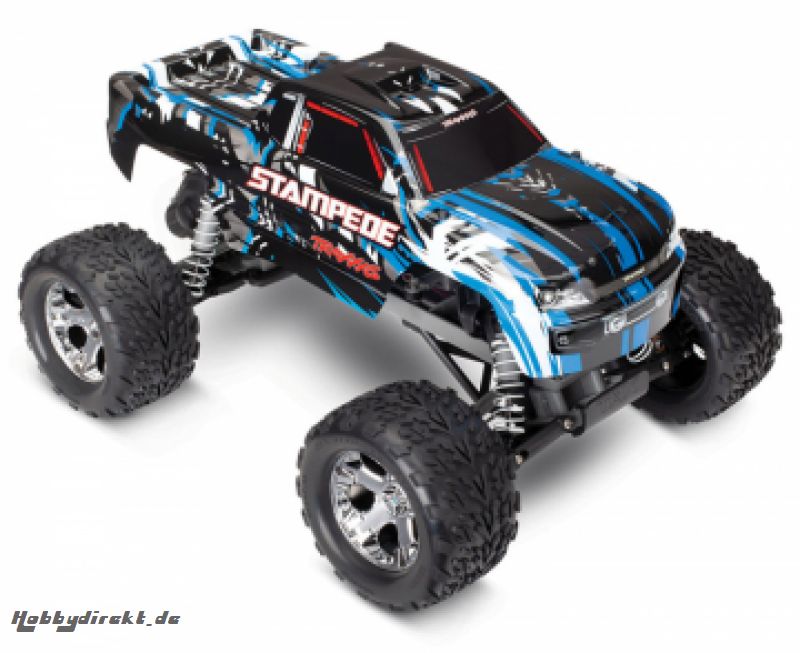 Stampede 2WD 1/10 RTR TQ Blue w/o Batt & Charger Traxxas 36054-4BLUE