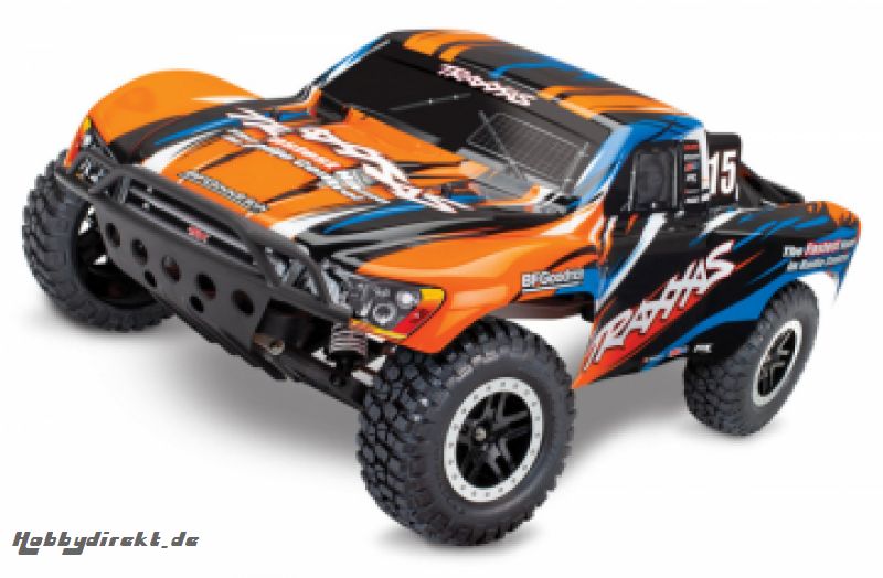 Slash 2WD 1/10 RTR TQ OrangeX with Battery & Charger Traxxas 58034-1-ORNGX