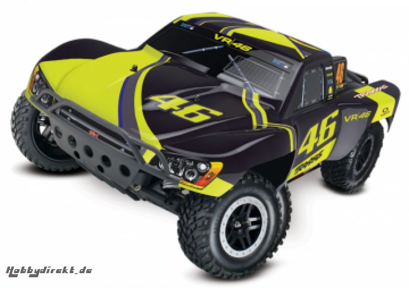 Slash 2WD 1/10 TQ RTR VR46 with Battery & Charger DISC. Traxxas 58034-1