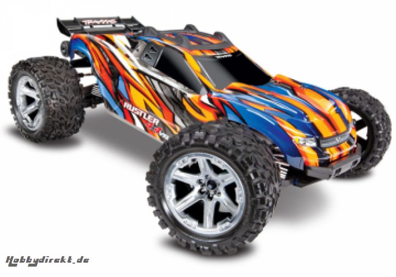 Rustler 4x4 VXL 1/10 RTR TQi TSM Orange Traxxas 67076-4-ORNG