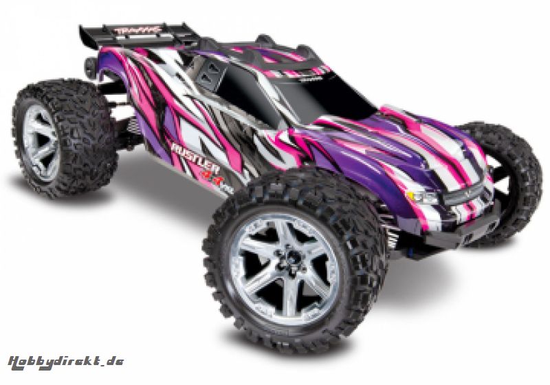 Rustler 4x4 VXL 1/10 RTR TQi TSM Pink Traxxas 67076-4-PINK