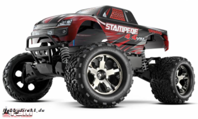 Stampede 4x4 VXL 1/10 RTR TQi TSM Red - w/o Batt & Charger Traxxas 67086-4RED