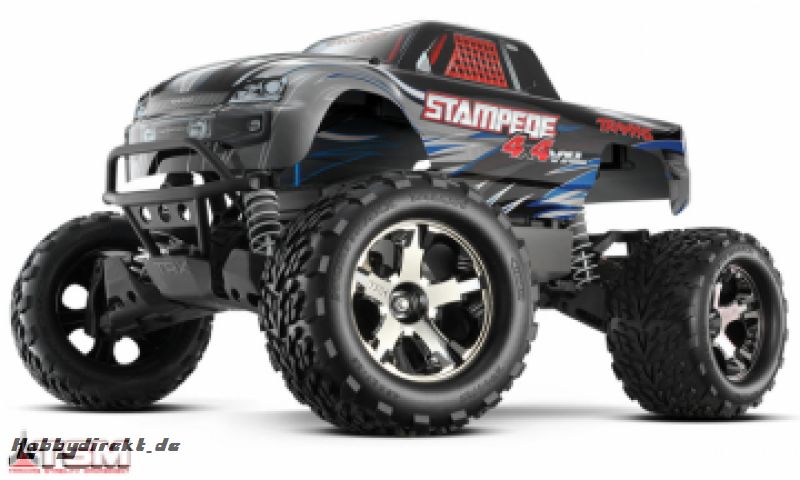 Stampede 4x4 VXL 1/10 RTR TQi TSM Silver - w/o Batt & Charge Traxxas 67086-4SLVR