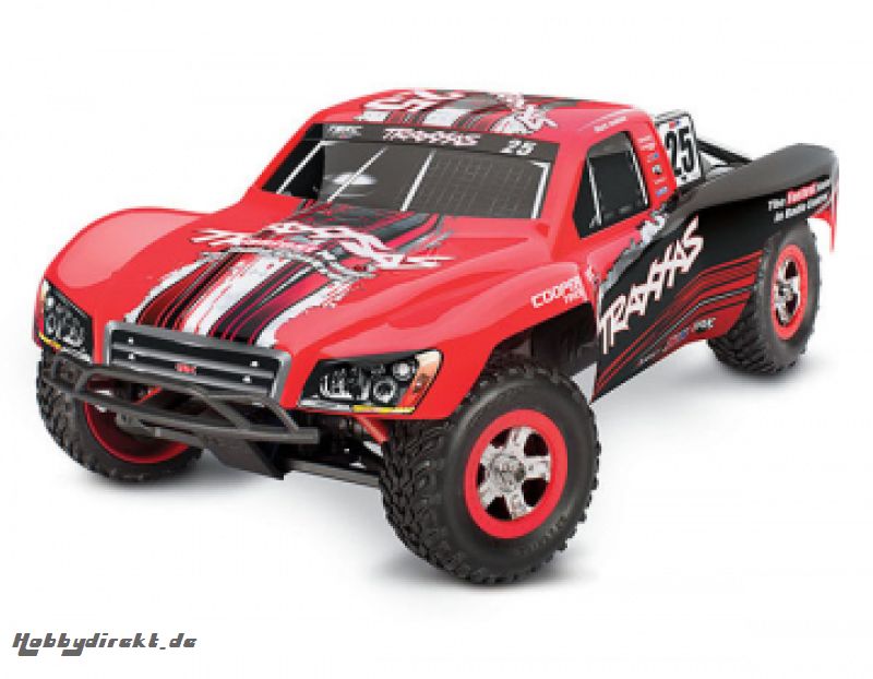 Slash 4x4 1/16 RTR TQ Red - With Batt/Charger Traxxas 70054-1MARK