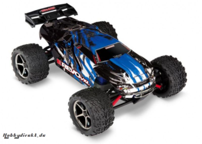 E-Revo 1/16 VXL 4WD RTR TQi TSM Blue - with Batt/Charger Traxxas 71076-3BLUE