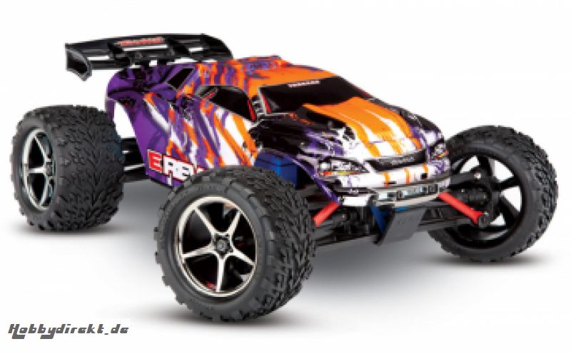 E-Revo 1/16 VXL 4WD RTR TQi TSM Purple Batt/Charger Traxxas 71076-3-PRPL