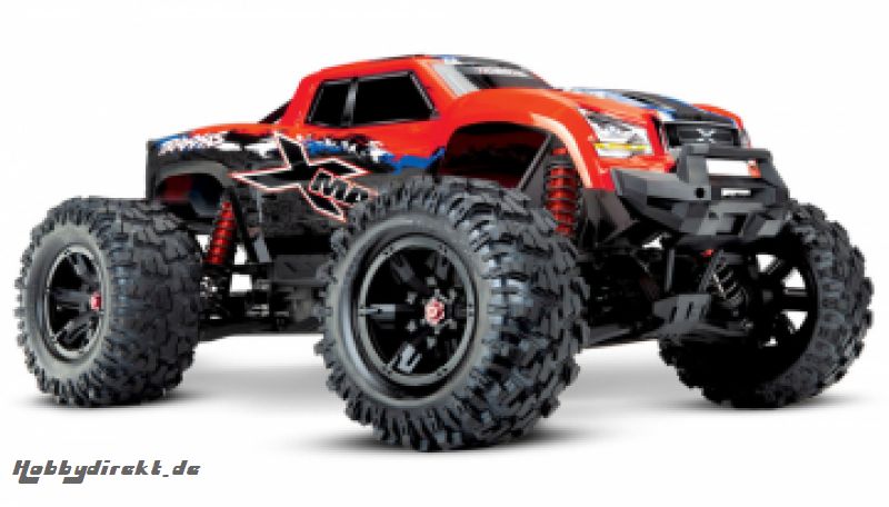 X-Maxx 8S 4WD Brushless TQi TSM Red-X Traxxas 77086-4REDX