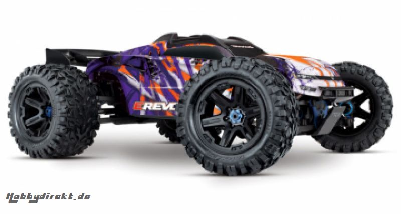 E-REVO Brushless 4WD TQi TSM w/o Batt & Charger Purple Traxxas 86086-4-PRPL