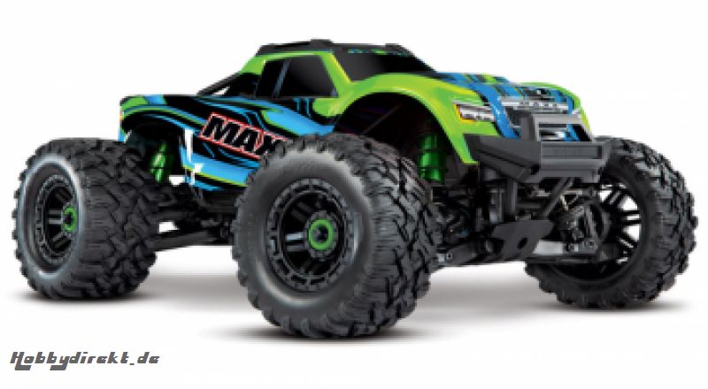 Maxx 4x4 1/10 RTR TQi Brushless TSM Green* DIsc Traxxas 89076-4GRN