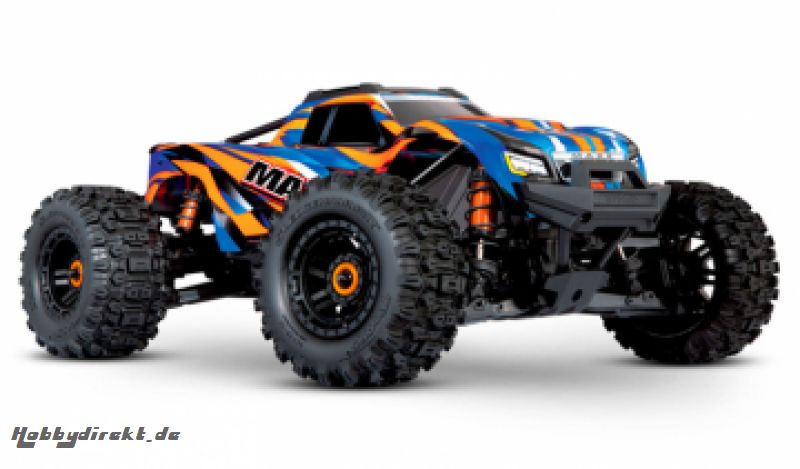 MAXX with WideMAXX 4x4 1/10 RTR TQi TSM Orange Traxxas 89086-4-OR