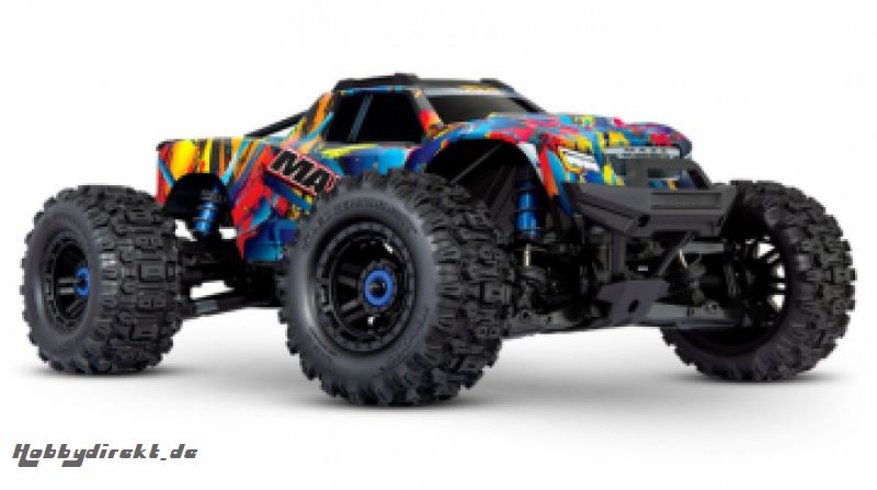 MAXX with WideMAXX 4x4 1/10 RTR TQi TSM Rock N Roll Traxxas 89086-4-RNR