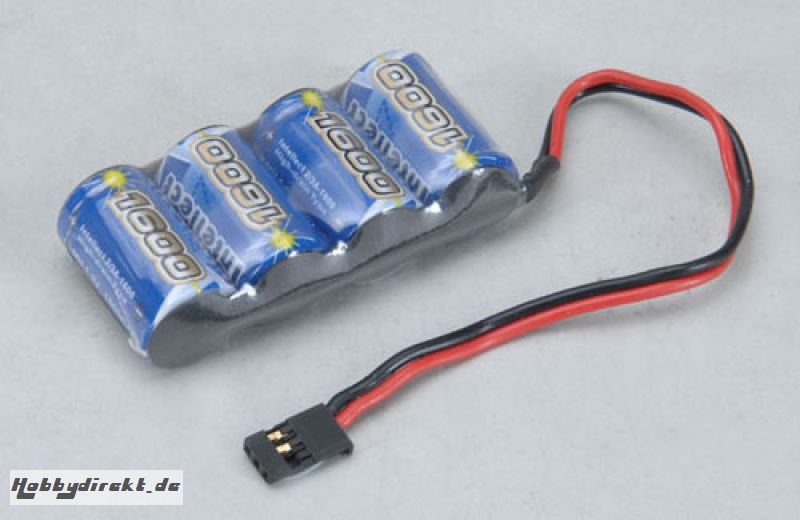 4.8v 1600mAh Rx Ni-MH flach Intellect