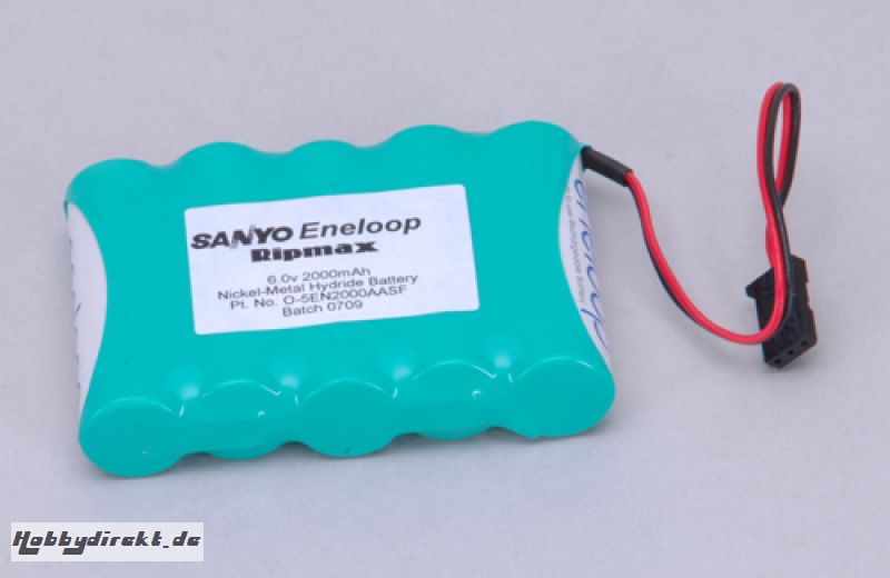 6.0v 2000mAh Eneloop Rx Pk Flat Sanyo