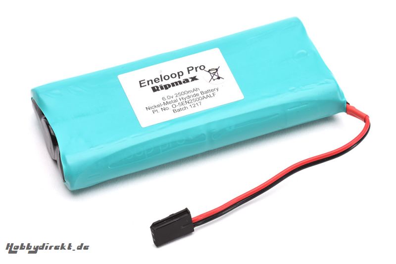 Ripmax 6.0V 2500mAh Eneloop Tx/Rx Pack Flach Panasonic O-5EN2500AALF