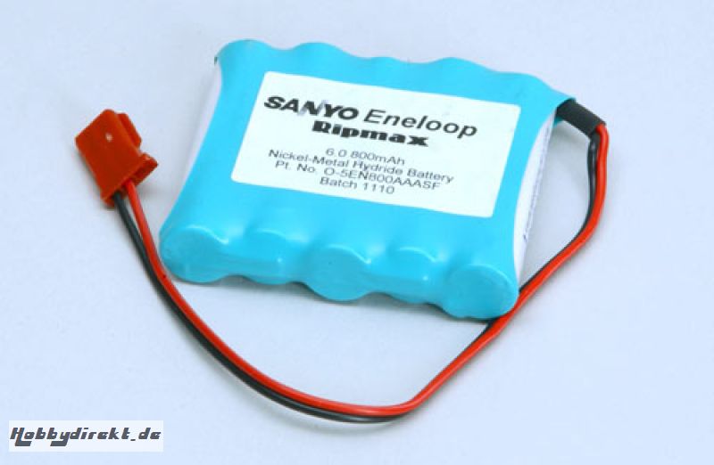 6.0v 800mAh Eneloop Rx Pk Flach Panasonic O-5EN800AAASF