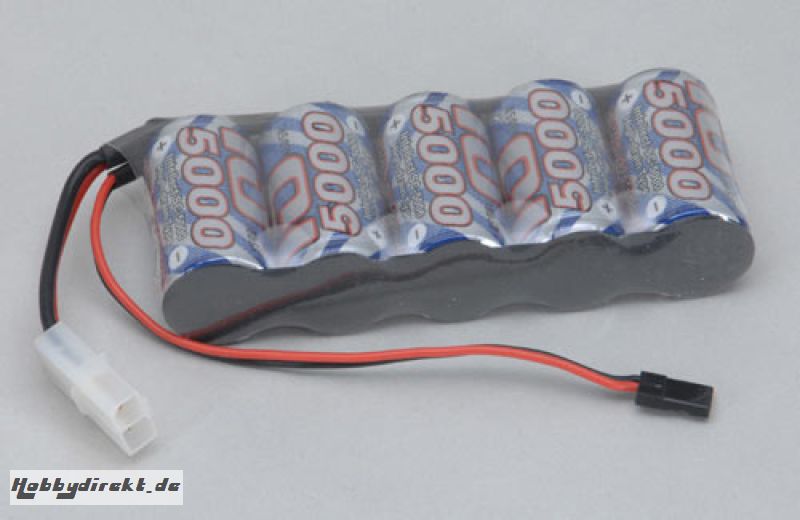 6.0V 5000mAh Rx Pk Flach Fut/Tam Intellect