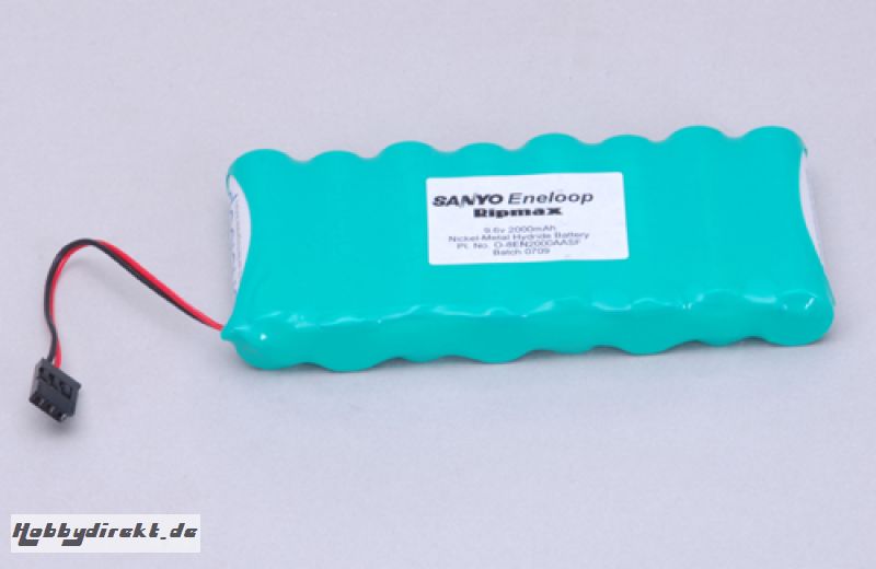 9.6v 2000mAh Eneloop Tx Pk Flat Sanyo