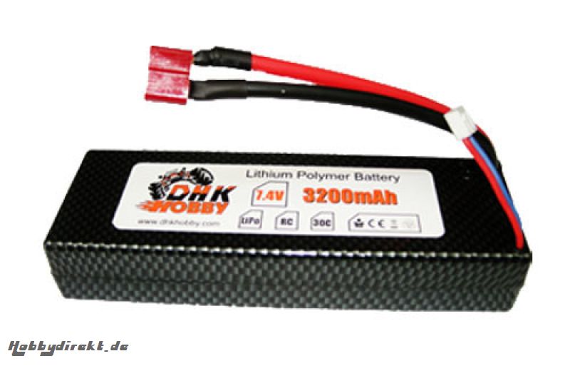 LiPo Akku (7.4V, 30C, 3200mAh) DHK