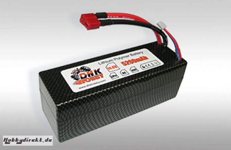 LiPo Battery (14.8V, 40C, 5200mAh) DHK