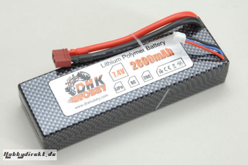 Li-Po Battery (7.4v 20C 2600mAh) DHK