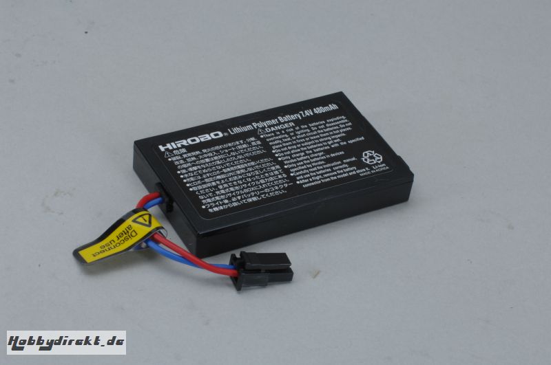 Lipo Akku 7.4V 480mAh (SRB) Hirobo O-H0302-025