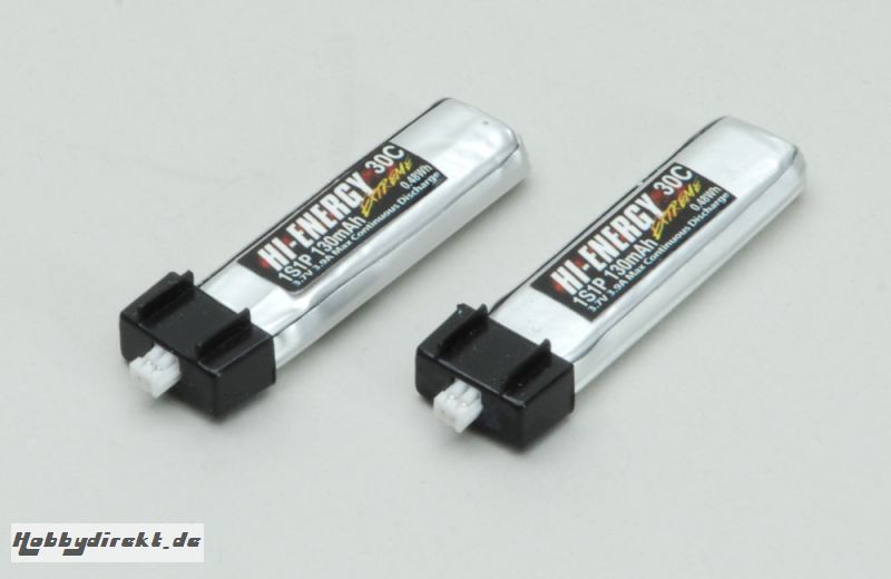 Hi-Energy 1S 130mAh 30C Li-Po(2pcs) Hi-Energy